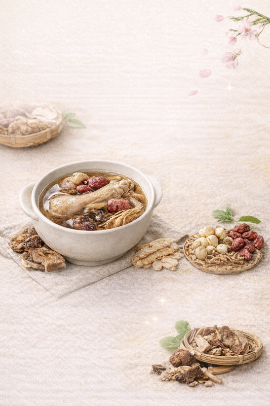 🌸 28天產後調理湯包｜每日一包・循序修復・全面調養